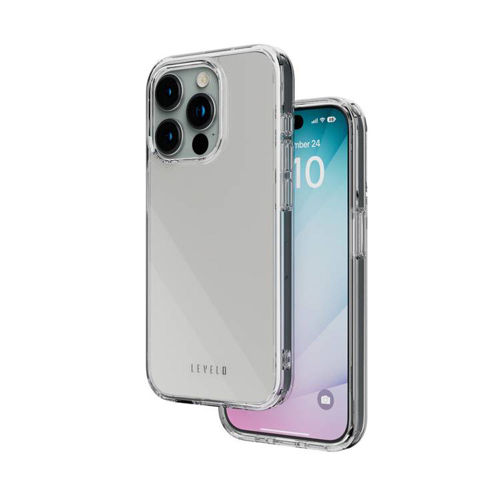 iPhone 15 Pro Max Case – Levelo Clara Clear Phone Cover with Bumper Protection