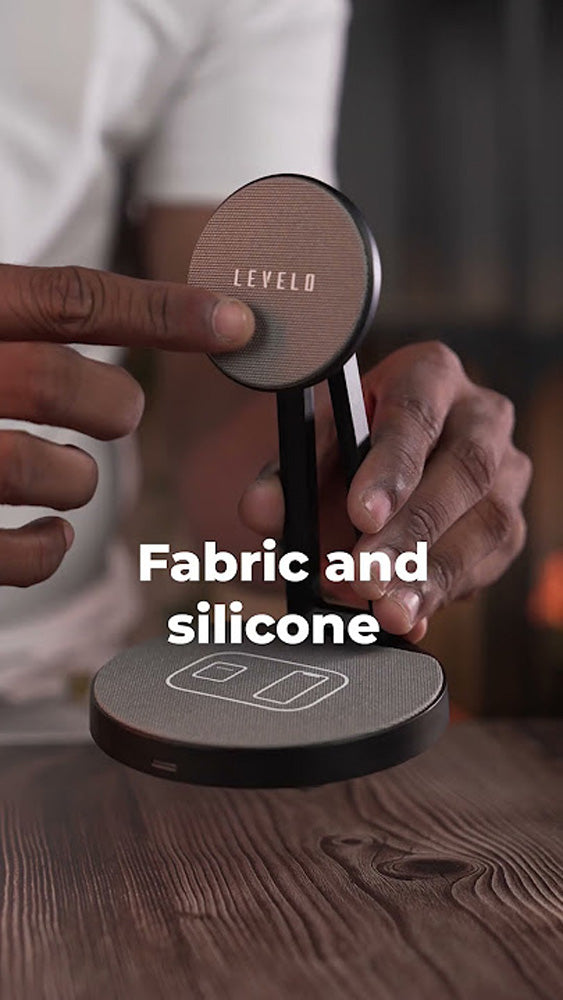 Wireless Charging Stand - Dual Wireless Charger | MagSafe & Qi Compatible