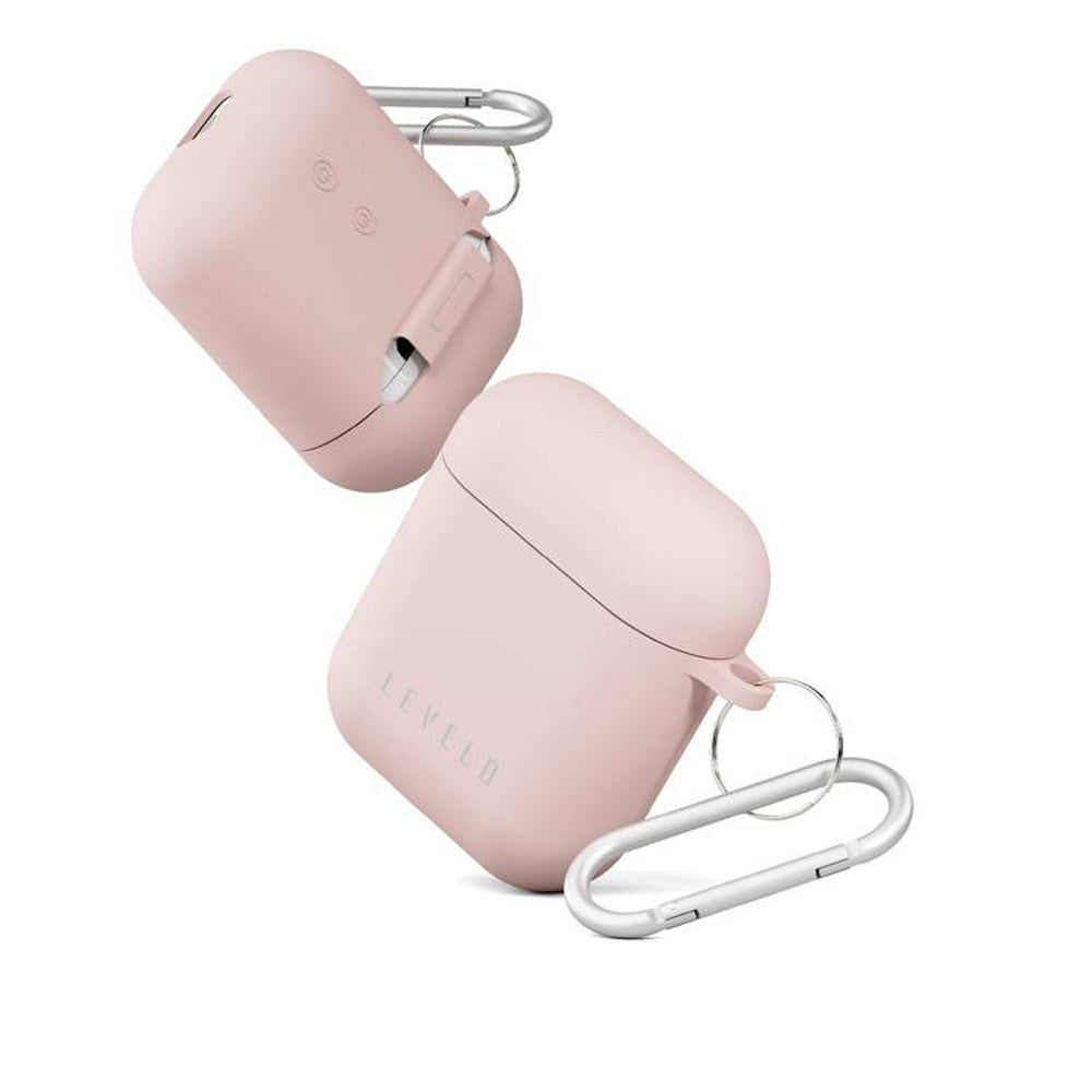 AirPods Silicone Case - Levelo Hybrid Silicone Protective Cover with Drop Protection