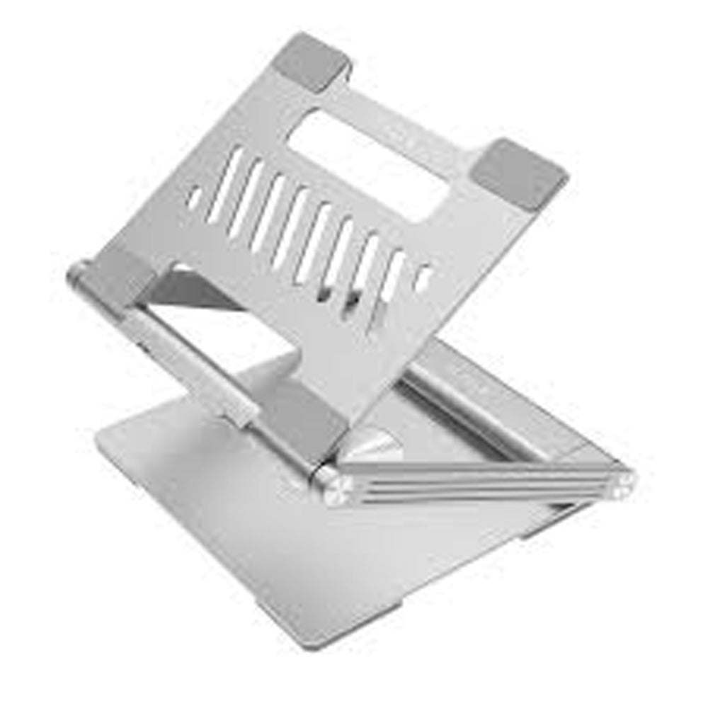 Laptop Stand With 7 In 1 Hub - Levelo Aluminum Alloy Adjustable Riser 11-17"