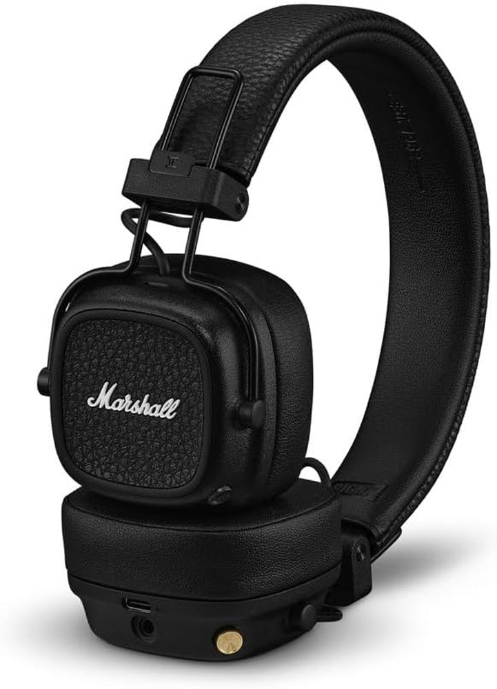 Bluetooth Headphones | Marshall Major V Foldable Wireless Charging Over Ear Rugged Headphones