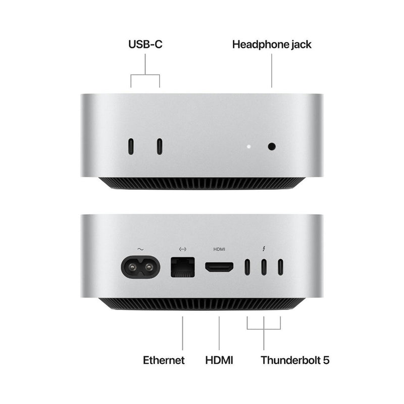 Apple Mac mini (2024)  M4 Pro chip with 12-core CPU and 16-core GPU, 24GB Unified Memory, 512GB macOS Sequoia