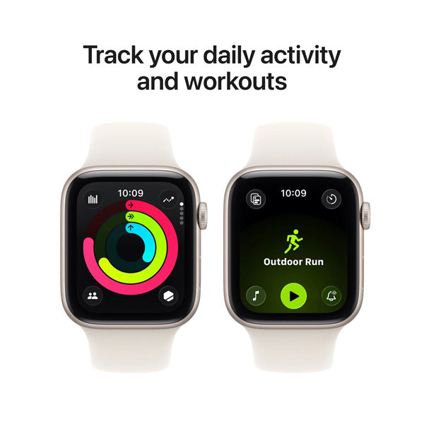 Apple Watch SE GPS Smartwatch – 44mm Aluminum Case | Heart Rate Sensor, Swim-Proof