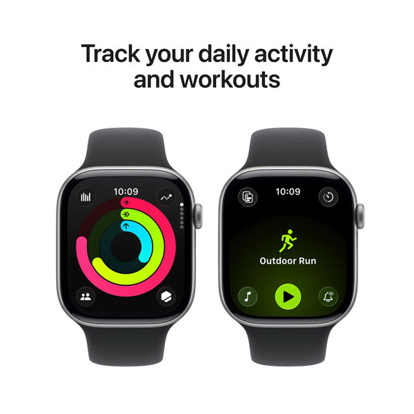 Apple Watch Series 11 GPS Smartwatch – Aluminum Case, Sports Band, Heart Rate Monitor