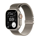 Apple Watch Ultra 3 GPS+Cellular Titanium ? Milanese Loop M,Natural