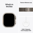 Apple Watch Ultra 3 GPS+Cellular Titanium ? Milanese Loop Natural,L