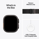 Apple Watch Ultra 3 GPS+Cellular Titanium ? Milanese Loop S,Black