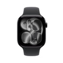 Apple Watch Series 11 GPS+Cellular Aluminum ? Sport Band (42mm) Jet Black / Black,M/L