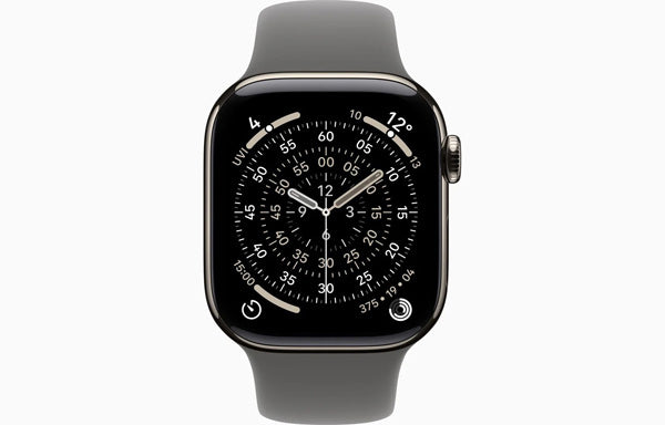 Apple Watch Series 11 GPS+Cellular Titanium ? Sport Band (42mm) Natural / Stone Gray,S/M