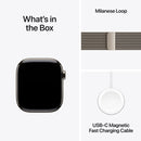 Apple Watch Series 11 GPS+Cellular Titanium ? Milanese Loop (42mm) Natural