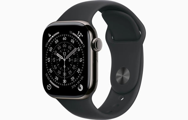 Apple Watch Series 11 GPS+Cellular Titanium ? Sport Band (42mm) S/M,Slate / Black