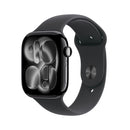 Apple Watch Series 11 GPS+Cellular Aluminum ? Sport Band (46mm) Jet Black / Black,M/L