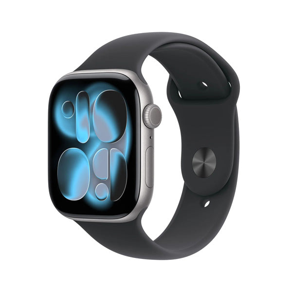 Apple Watch Series 11 GPS+Cellular Aluminum ? Sport Band (46mm) M/L,Space Gray / Black