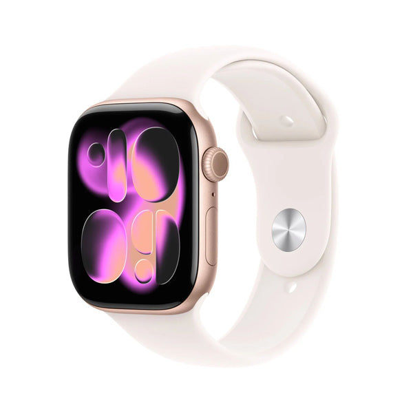 Apple Watch Series 11 GPS+Cellular Aluminum ? Sport Band (46mm) M/L,Rose Gold / Light Blush