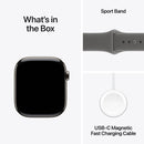 Apple Watch Series 11 GPS+Cellular Titanium ? Sport Band (46mm) Natural / Stone Gray,M/L