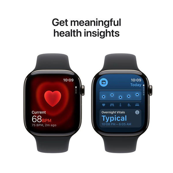Apple Watch Series 11 GPS+Cellular Titanium ? Sport Band (46mm) M/L,Slate / Black