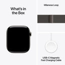 Apple Watch Series 11 GPS+Cellular Titanium ? Milanese Loop (46mm) S/M,Slate / Black