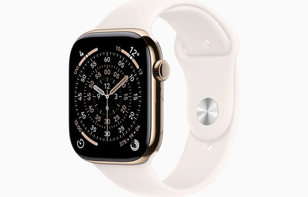 Apple Watch Series 11 GPS+Cellular Titanium ? Sport Band (46mm) M/L,Gold / Light Blush