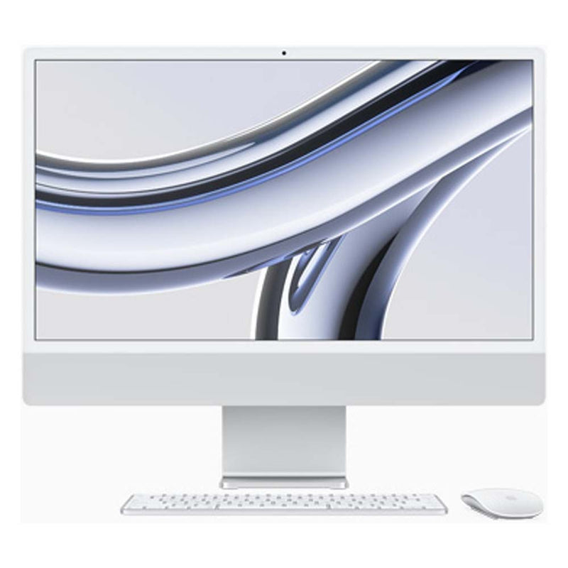 Apple iMac 24-inch (M3) with 4.5K Retina Display 2 ports, 256GB Silver