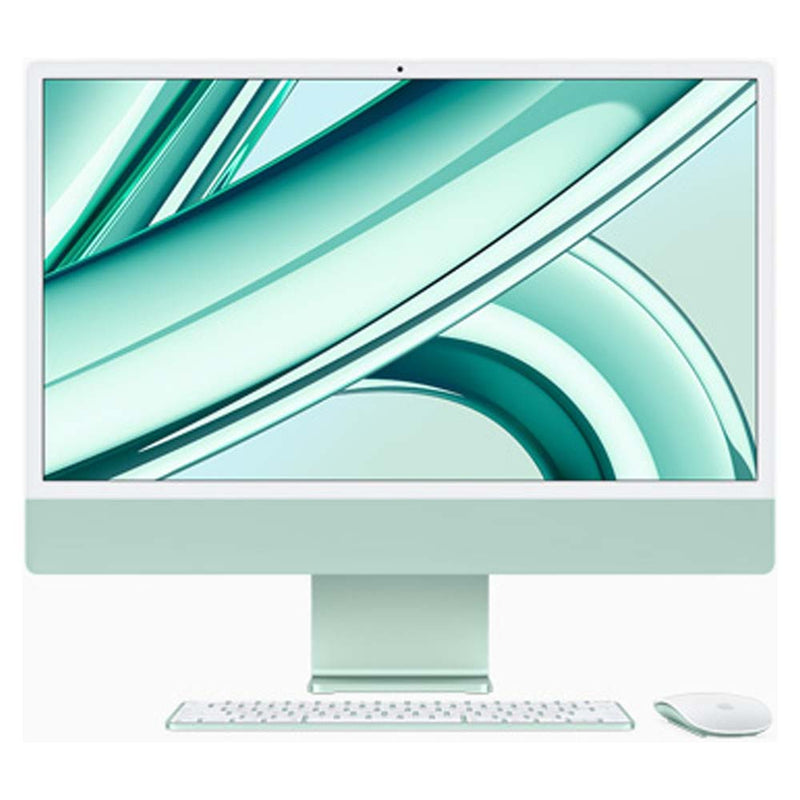 Apple iMac 24-inch (M3) with 4.5K Retina Display 2 ports, 256GB Green