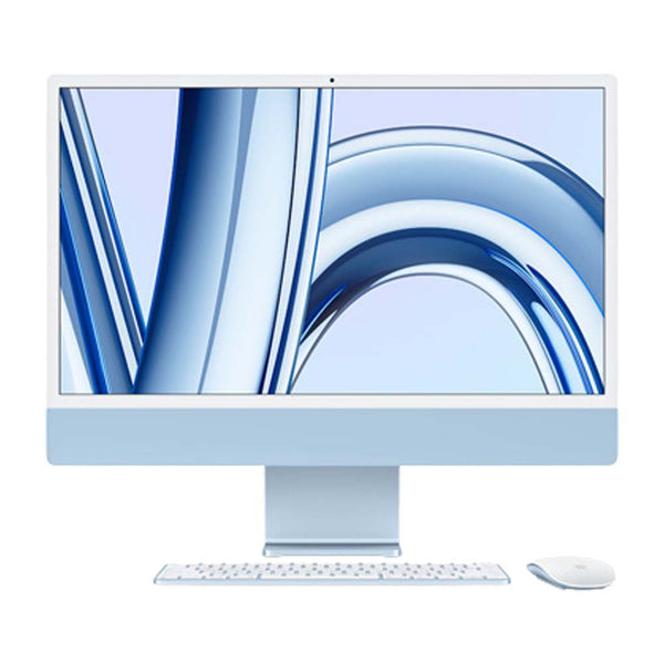 Apple iMac 24-inch (M3) with 4.5K Retina Display 2 ports, 256GB Blue