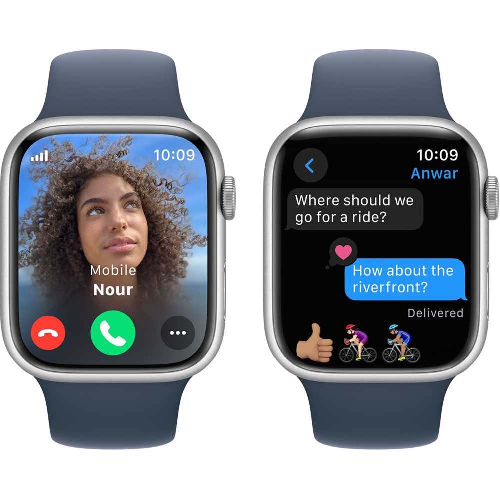 Apple Watch Series 9 GPS Cellular 45mm Aluminum Case – Always-On Retina Display