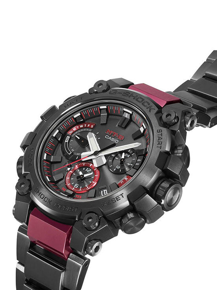 G-SHOCK MT-G Watch - Men's Shock Resistant Solar Powered Wristwatch | Bluetooth Connected
