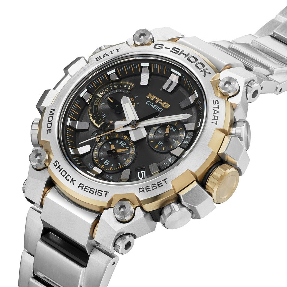 G-SHOCK MTG Watch - Shock Resistant Solar Powered Timepiece With Sapphire Crystal Glass