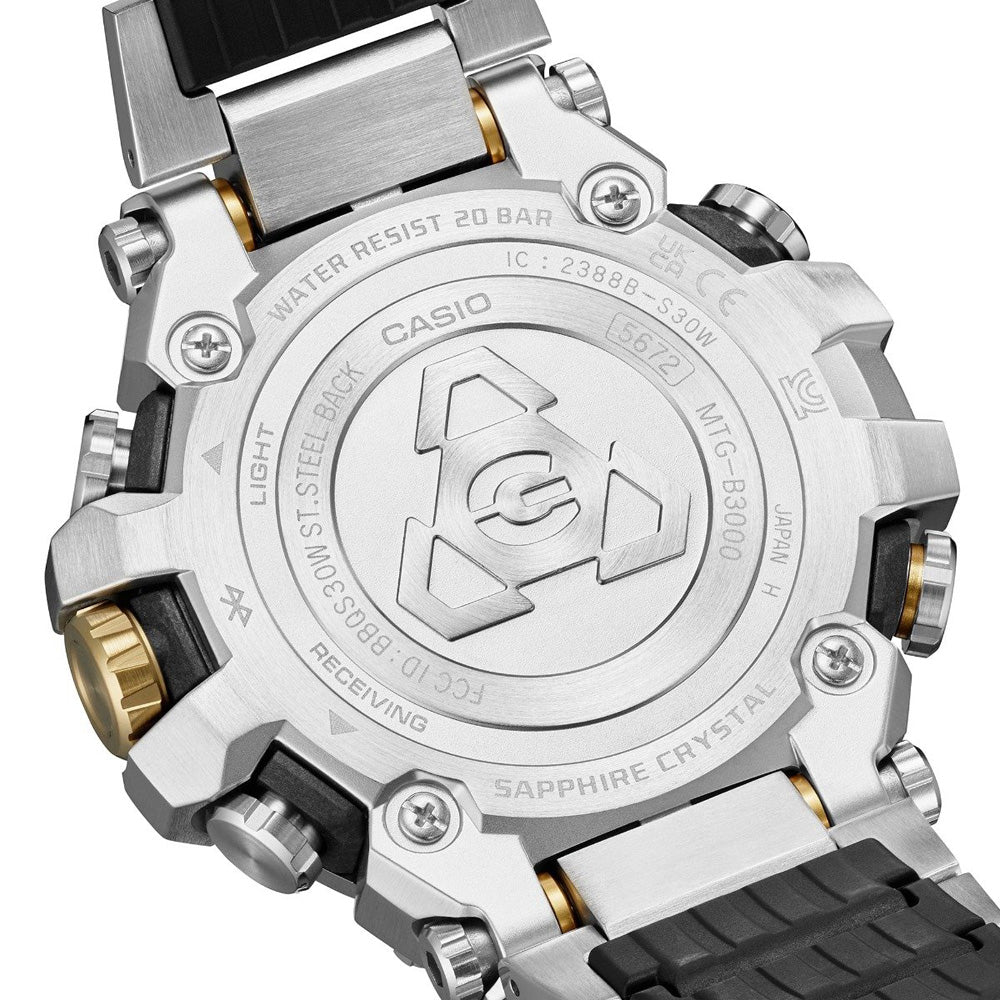G-SHOCK MTG Watch - Shock Resistant Solar Powered Timepiece With Sapphire Crystal Glass