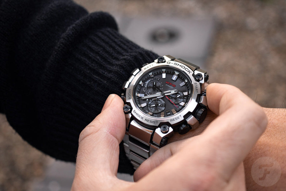 G-SHOCK MTG Watch - Shock Resistant Solar Powered Timepiece With Sapphire Crystal Glass