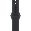 Apple Watch Series 10 GPS Aluminum Sport Band (42mm) S/M,Jet Black / Black