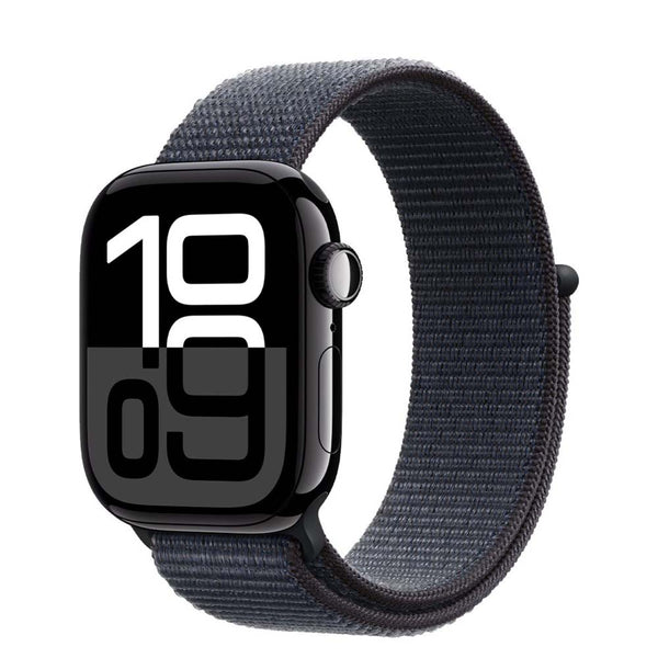 Apple Watch Series 10 GPS Aluminum Sport Loop (42mm) Jet Black / Ink