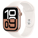 Apple Watch Series 10 GPS Aluminum Sport Band (46mm) Rose Gold / Starlight,M/L