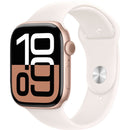 Apple Watch Series 10 GPS Aluminum Sport Band (46mm) Rose Gold / Starlight,M/L