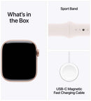 Apple Watch Series 10 GPS Aluminum Sport Band (46mm) Rose Gold / Starlight,M/L
