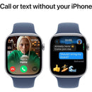 Apple Watch Series 10 GPS+Cellular Aluminum Sport Band (42mm) S/M,Silver