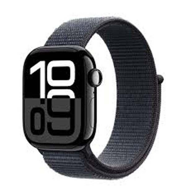 Apple Watch Series 10 GPS+Cellular Aluminum Sport Loop (42mm) Jet Black / Ink