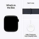 Apple Watch Series 10 GPS+Cellular Aluminum Sport Loop (42mm) Jet Black / Ink
