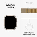 Apple Watch Ultra 2 (2024) GPS+Cellular Titanium – Alpine Loop Natural / Tan,S