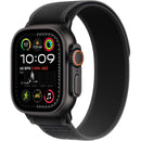 Apple Watch Ultra 2 (2024) GPS+Cellular Titanium Trail Loop M/L,Black / Black