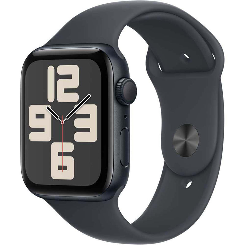 Apple Watch SE (2024) GPS Aluminum Sport Band (40mm) S/M,Midnight / Midnight