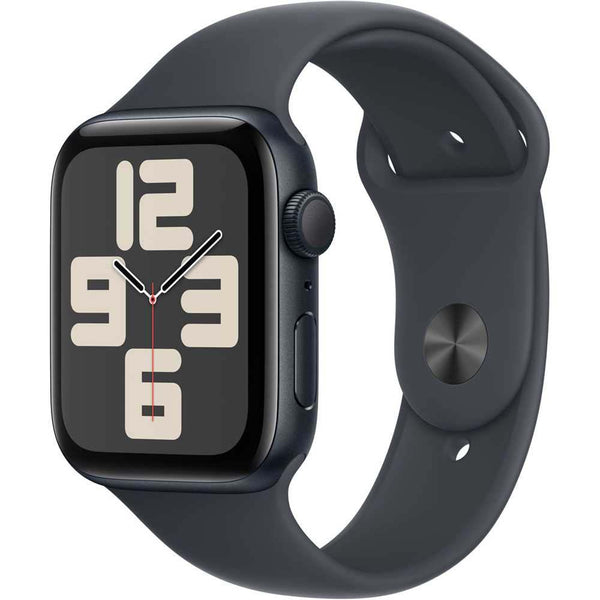 Apple Watch SE (2024) GPS Aluminum Sport Band (40mm) M/L,Midnight / Midnight