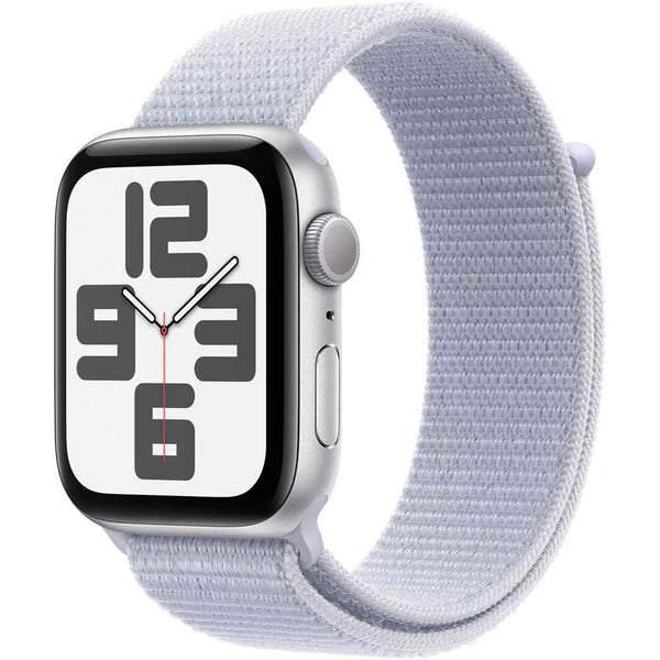 Apple Watch SE (2024) GPS Aluminum Sport Loop (40mm) Silver / Blue Cloud