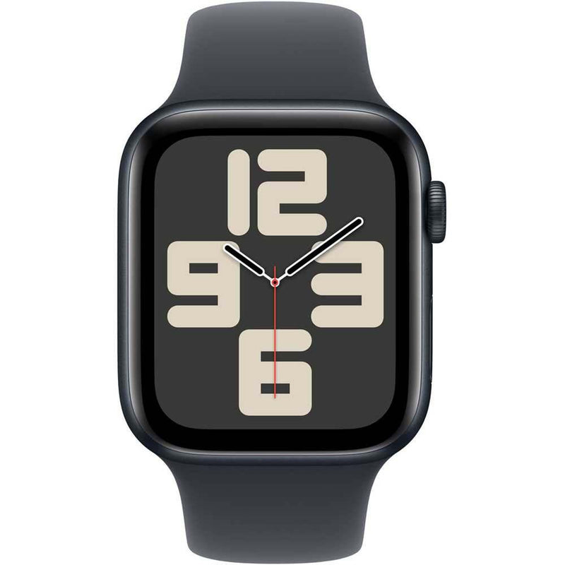 Apple Watch SE (2024) GPS+Cellular Aluminum Sport Band (40mm) S/M,Midnight / Midnight
