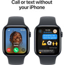 Apple Watch SE (2024) GPS+Cellular Aluminum Sport Band (40mm) S/M,Midnight / Midnight