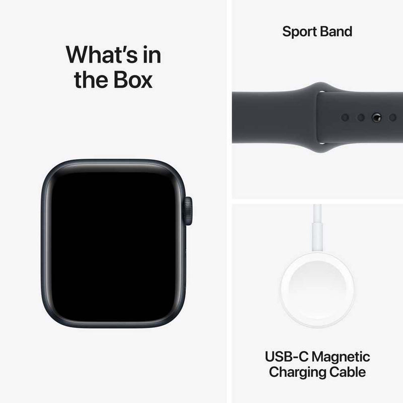 Apple Watch SE (2024) GPS+Cellular Aluminum Sport Band (40mm) S/M,Midnight / Midnight