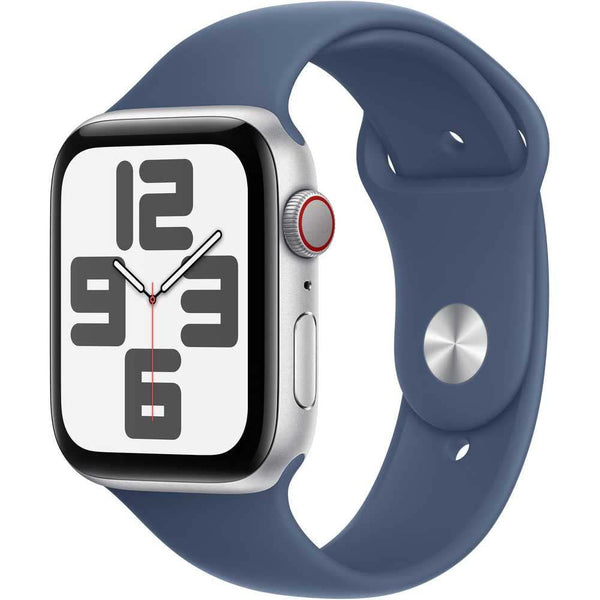 Apple Watch SE (2024) GPS+Cellular Aluminum Sport Band (40mm) Silver / Denim,M/L