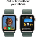 Apple Watch SE (2024) GPS+Cellular Aluminum Sport Loop (40mm) Starlight / Lake Green