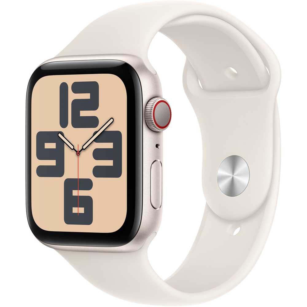 Apple Watch SE GPS Cellular - Swim Proof Smartwatch | Aluminum Sport Band 44mm