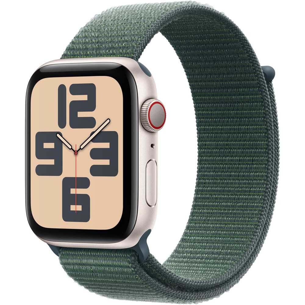 Apple Watch SE GPS Cellular Watch - Swim Proof Smartwatch With Sport Loop Band